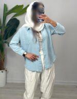 شومیز دبل فیس - Image 8