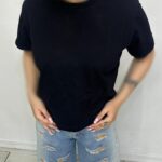 کراپ ساده مشکی