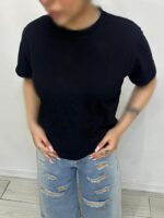 کراپ ساده مشکی