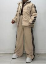 ست کاپشن شلوار سه خط - Image 2