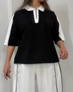تیشرت نیم زیپ - Image 2