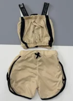ست کراپ شورتک off white - Image 4