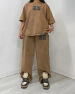 ست تیشرت +شلوار سنگشور - Image 4